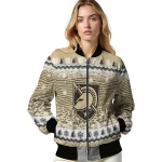 army black knights snowy pines gold bomber jacket best selling