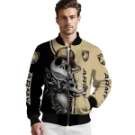 army black knights spooky grin gold bomber jacket best selling