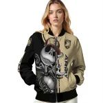 army black knights spooky grin gold bomber jacket best selling