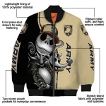 army black knights spooky grin gold bomber jacket best selling