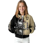 army black knights spooky grin gold bomber jacket best selling