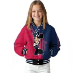 atlanta braves minnie mouse navy varsity jacket best selling