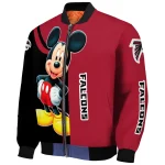 atlanta falcons mickey mouse red bomber jacket best selling