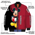 atlanta falcons mickey mouse red bomber jacket best selling
