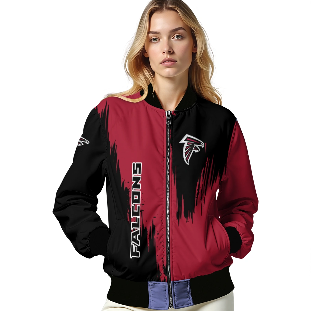 atlanta falcons urban mark red bomber jacket latest model atlanta falcons urban mark red bomber jacket latest model
