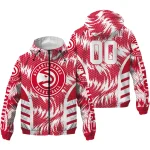 atlanta hawks dynamic heat wave red windbreaker jacket best selling