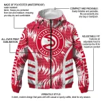 atlanta hawks dynamic heat wave red windbreaker jacket best selling