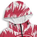 atlanta hawks dynamic heat wave red windbreaker jacket best selling