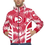 atlanta hawks dynamic heat wave red windbreaker jacket best selling