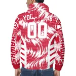 atlanta hawks dynamic heat wave red windbreaker jacket best selling