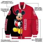 atlanta hawks mickey mouse red varsity jacket best selling