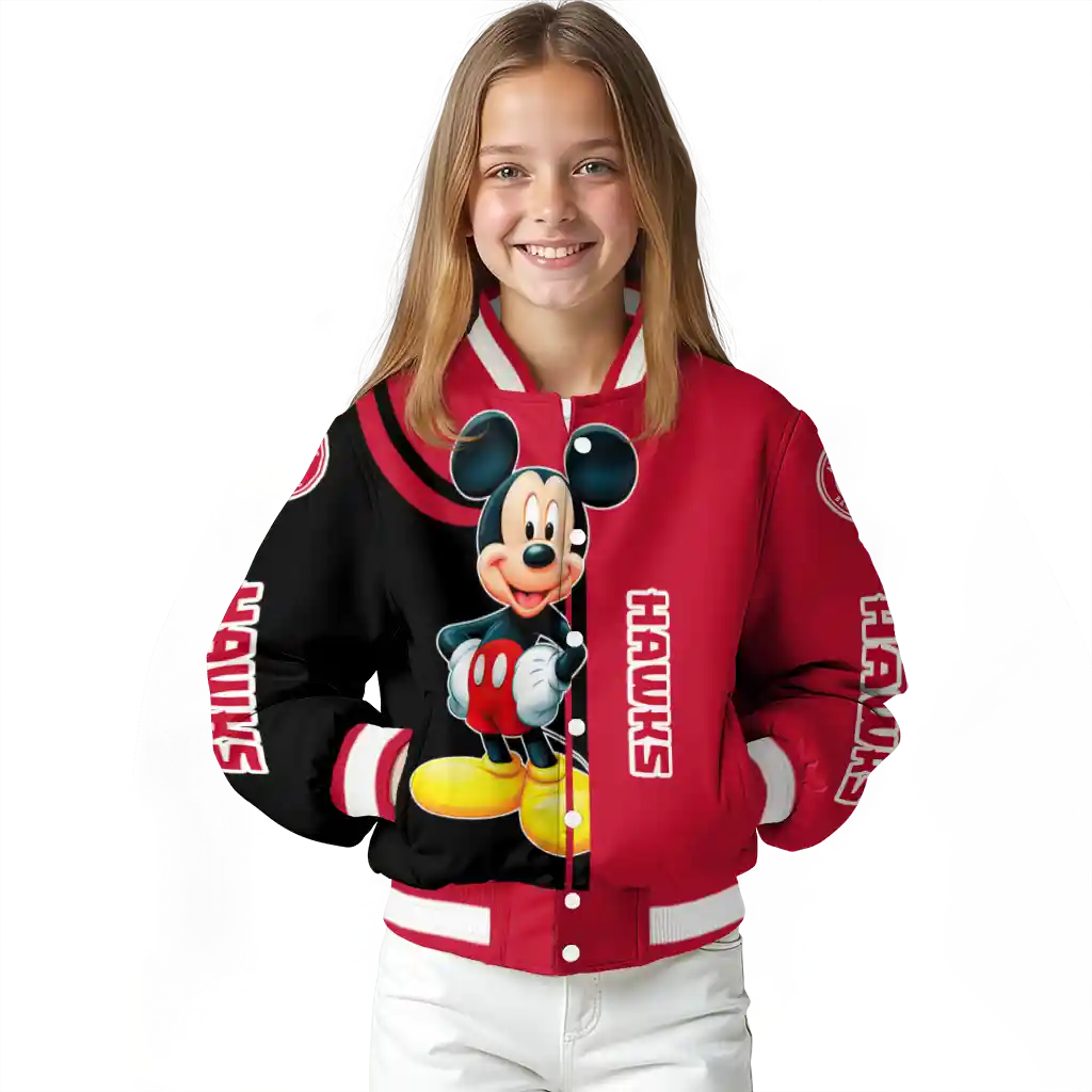atlanta hawks mickey mouse red varsity jacket top rated atlanta hawks mickey mouse red varsity jacket top rated