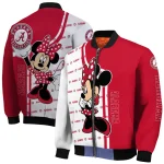 atlanta hawks minnie mouse red bomber jacket best selling