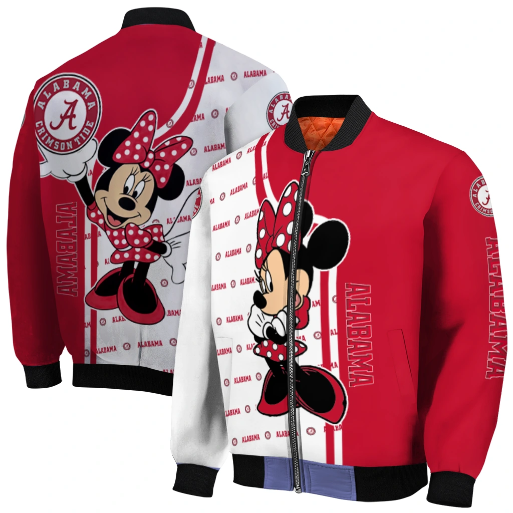 atlanta hawks minnie mouse red bomber jacket best selling atlanta hawks minnie mouse red bomber jacket best selling