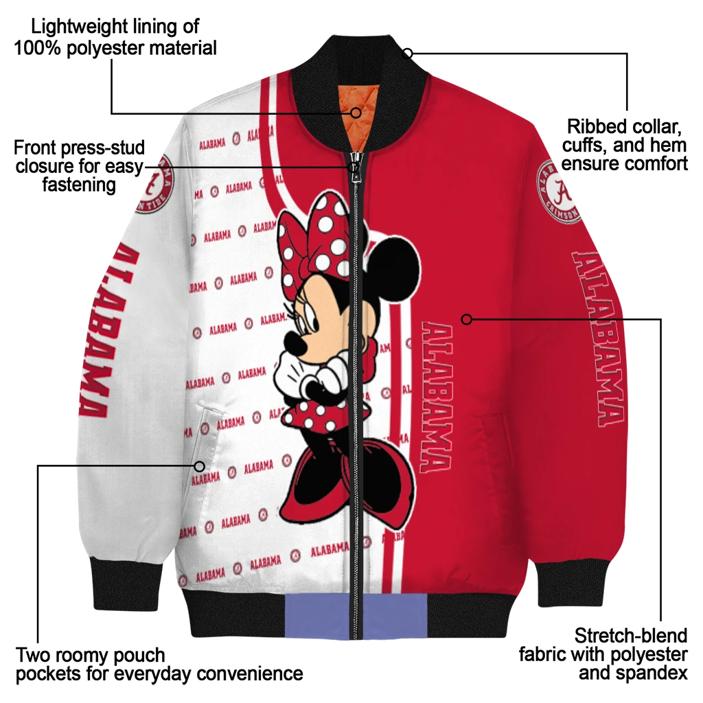 atlanta hawks minnie mouse red bomber jacket new arrival atlanta hawks minnie mouse red bomber jacket new arrival