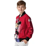 atlanta hawks minnie mouse red bomber jacket best selling