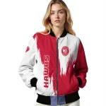 atlanta hawks urban mark red bomber jacket best selling