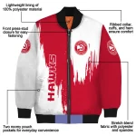 atlanta hawks urban mark red bomber jacket best selling