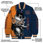 auburn tigers spooky grin navy blue varsity jacket best selling