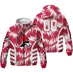 ball state cardinals dynamic heat wave red windbreaker jacket best selling