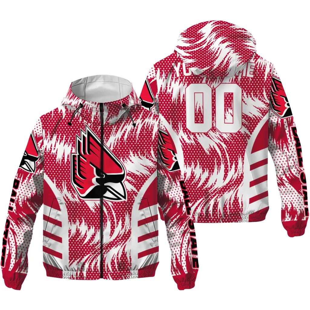 ball state cardinals dynamic heat wave red windbreaker jacket high quality ball state cardinals dynamic heat wave red windbreaker jacket high quality