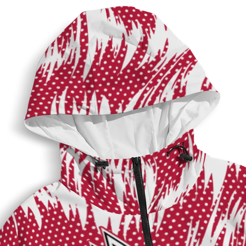 ball state cardinals dynamic heat wave red windbreaker jacket premium grade ball state cardinals dynamic heat wave red windbreaker jacket premium grade