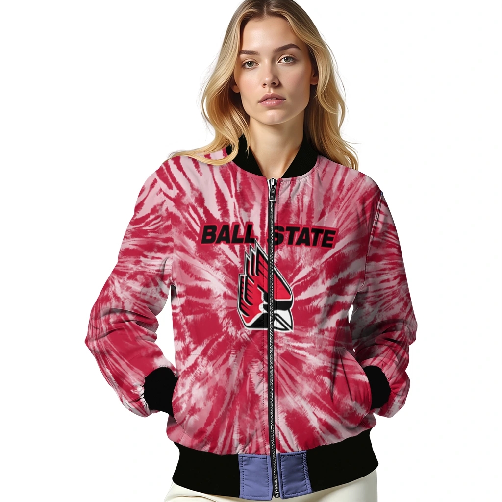 ball state cardinals dynamic rings red bomber jacket latest model ball state cardinals dynamic rings red bomber jacket latest model