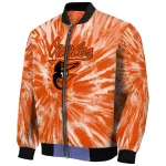 baltimore orioles dynamic rings orange bomber jacket best selling