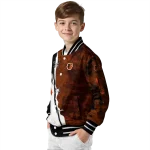 baltimore orioles grunge cut design orange black varsity jacket best selling