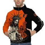baltimore orioles jesus roses orange black windbreaker jacket best selling