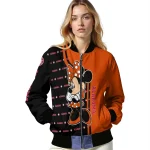 baltimore orioles minnie mouse orange bomber jacket best selling