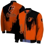 baltimore orioles urban mark orange bomber jacket best selling