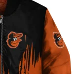 baltimore orioles urban mark orange bomber jacket best selling