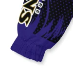 baltimore ravens dynamic heat wave purple windbreaker jacket best selling