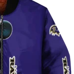 baltimore ravens mickey mouse purple bomber jacket best selling
