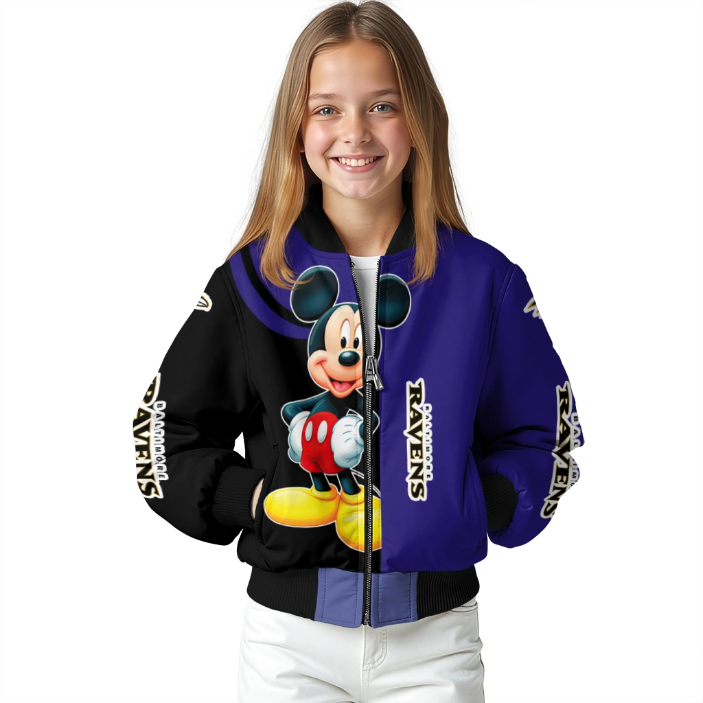 baltimore ravens mickey mouse purple bomber jacket top rated baltimore ravens mickey mouse purple bomber jacket top rated