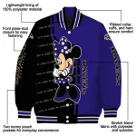 baltimore ravens minnie mouse purple varsity jacket best selling