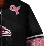 baltimore ravens pink ribbon black pink bomber jacket best selling