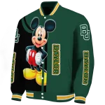 baylor bears mickey mouse green varsity jacket best selling