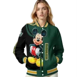 baylor bears mickey mouse green varsity jacket best selling