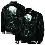 baylor bears skull bite green black varsity jacket best selling