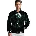 baylor bears skull bite green black varsity jacket best selling