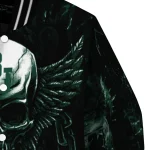 baylor bears skull bite green black varsity jacket best selling