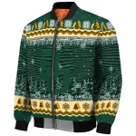 baylor bears snowy pines green bomber jacket best selling