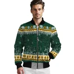 baylor bears snowy pines green bomber jacket best selling