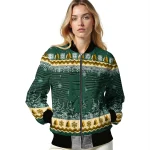 baylor bears snowy pines green bomber jacket best selling