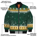 baylor bears snowy pines green bomber jacket best selling