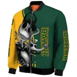 baylor bears spooky grin green bomber jacket best selling