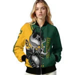 baylor bears spooky grin green bomber jacket best selling