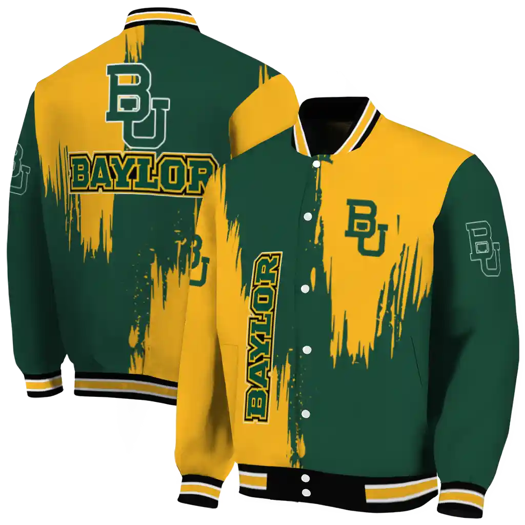 baylor bears urban mark green varsity jacket fashion forward baylor bears urban mark green varsity jacket fashion forward